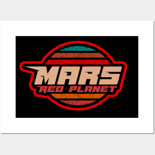 Mars red planet Posters and Art